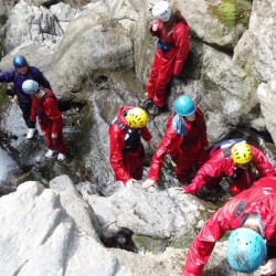 Canyoning Cockley Beck, Cumbria