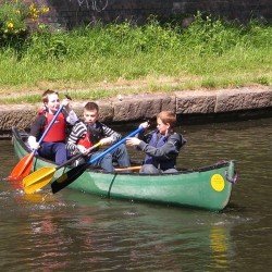 Canoeing Bridgwater, Somerset