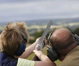 Clay Pigeon Shooting Nuthampstead, Hertfordshire
